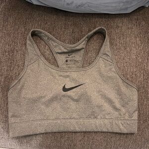 Nike Women's Heather Gray Sports Bra